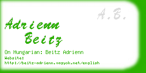 adrienn beitz business card